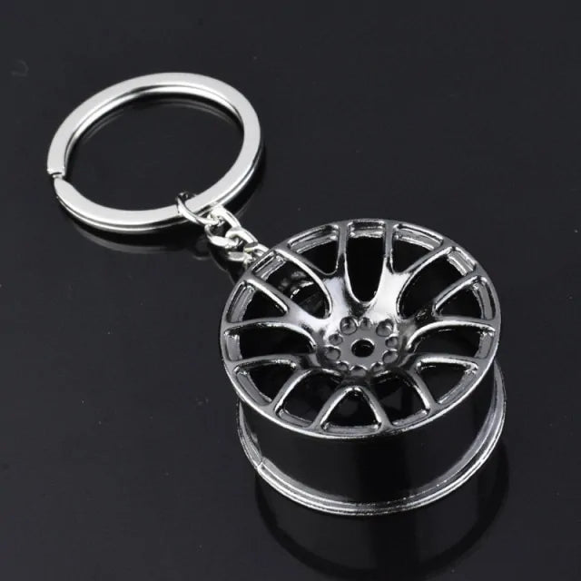 Metal Wheel Keychain