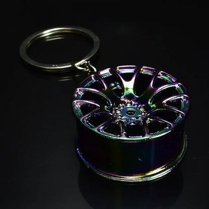 Metal Wheel Keychain