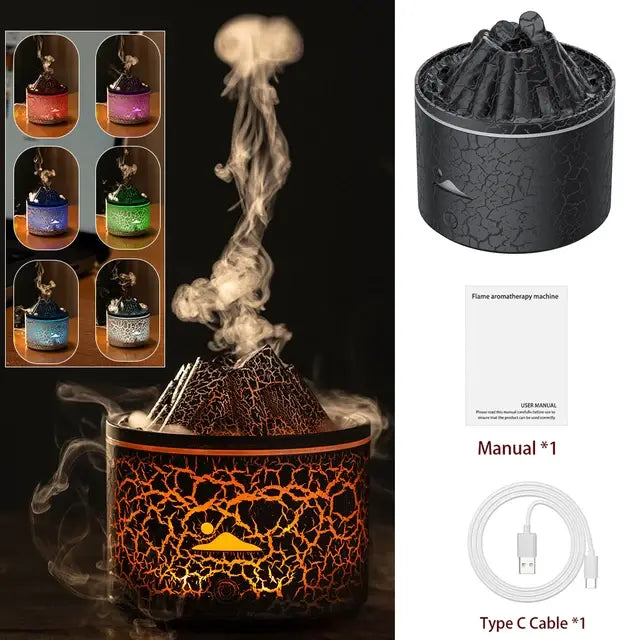 Volcano Fire Flames Humidifier