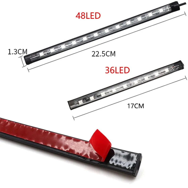 LED Ambient Lighting Strips for Car Footwells