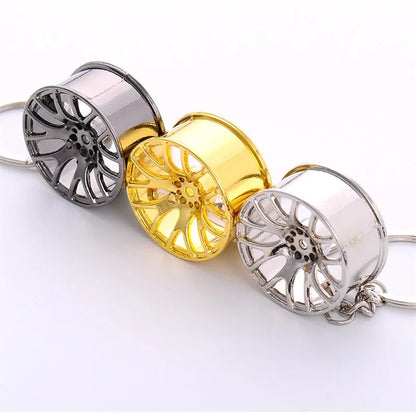 Metal Wheel Keychain