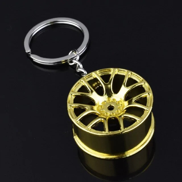 Metal Wheel Keychain