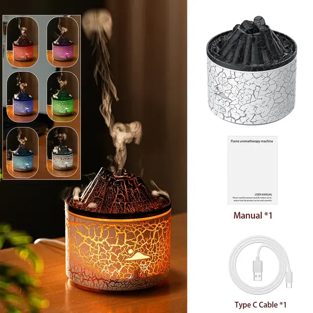 Volcano Fire Flames Humidifier