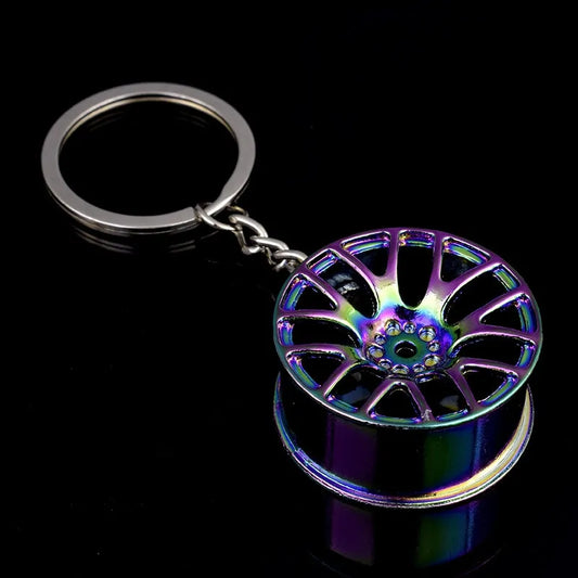 Metal Wheel Keychain