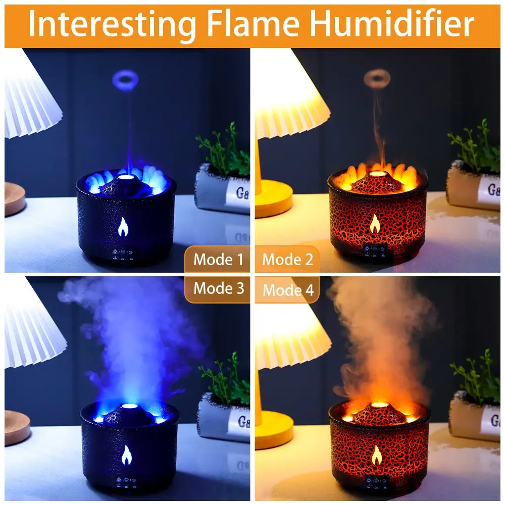 Volcano Fire Flames Humidifier