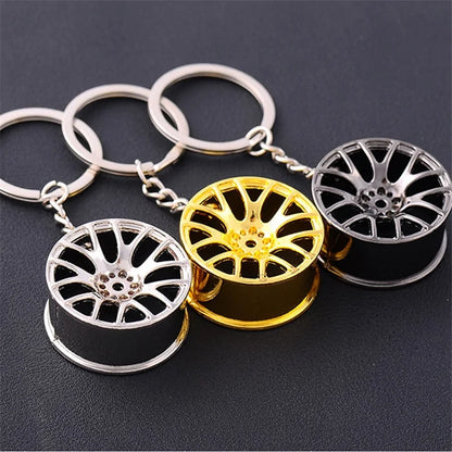 Metal Wheel Keychain